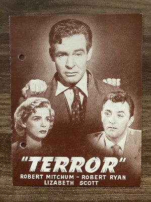 The Racket Robert Mitchum Lizabeth Scott Robert Ryan 1951 Danish Movie Program