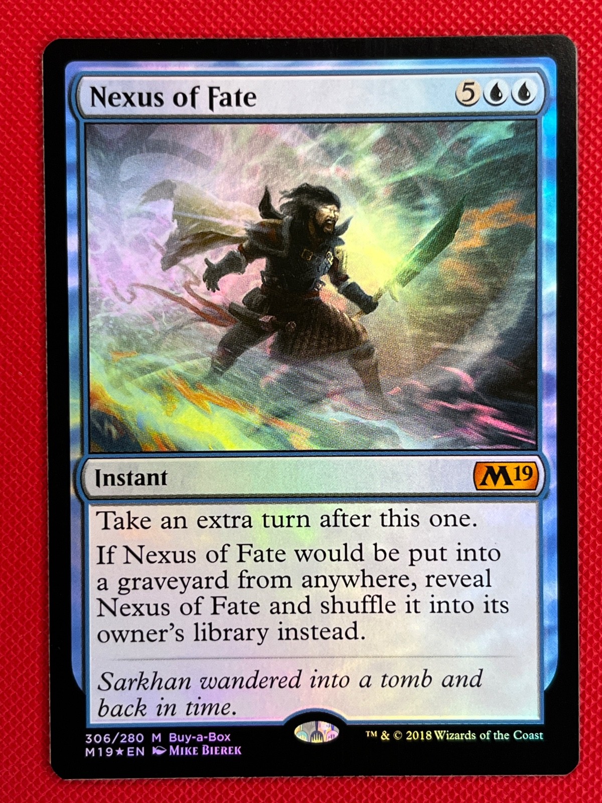 MTG Foil 1X Nexus of Fate X1 BUY-A-BOX Promo (M19) Magic