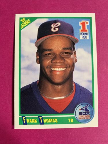 1990 Score Frank Thomas Rookie Card RC #663 White Sox. rookie card picture