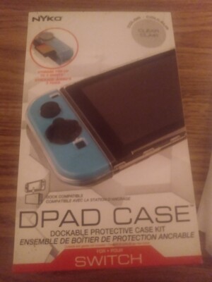 Nyko Armor Case Protective Thin Clear Case with Screen Protector Nintendo Switch