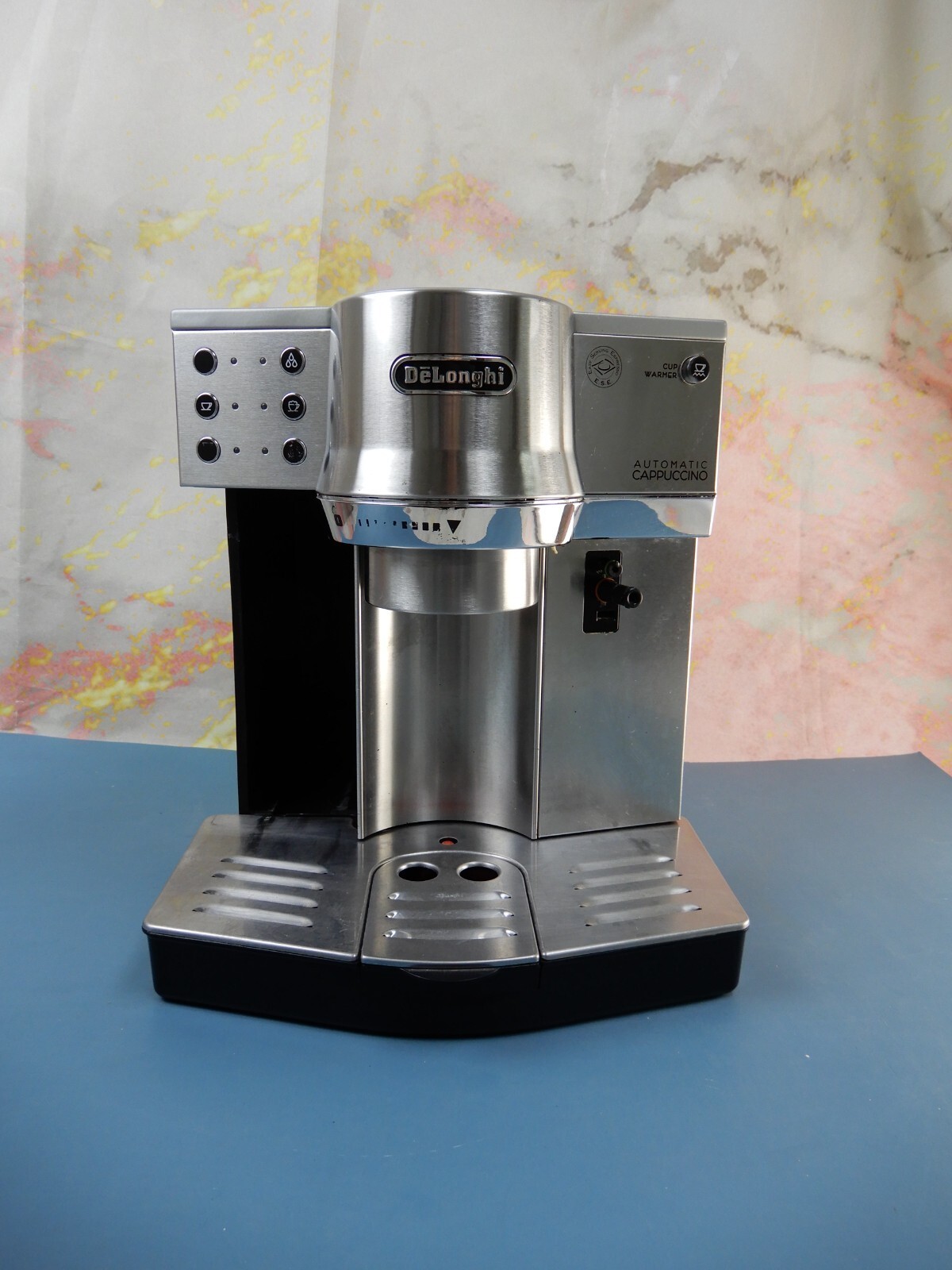 DeLonghi EC860 De'Longhi Espresso Maker, Stainless Steel FOR PARTS ONLY AS IS