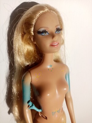 Barbie Fée Blonde Avec De Vrais Cils