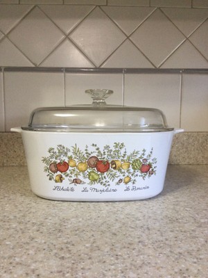 L Echalote La Marjolaine  La Romarin Casserole Dish With Lid-Extremely Rare 4 12