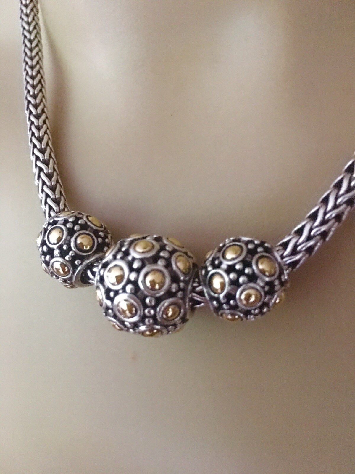 ブレスレット LESS IS MORE 3mm pearl ball necklace s-l1200.jpg