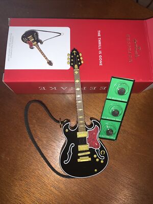 Hallmark 2021 Guitar Ornament The Thrill Is Gone By  B. B. King NIB