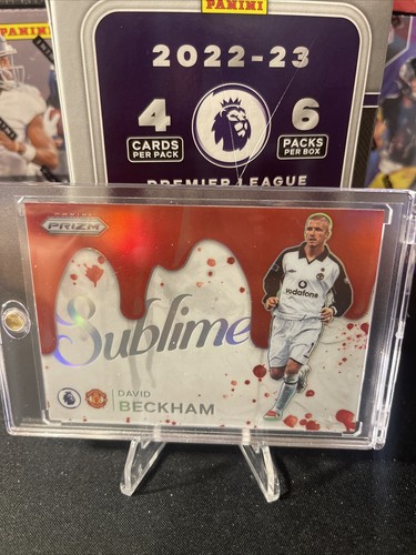 David Beckham ベッカム Panini Prizm AUTO 2022-23 Panini Prizm Premier League David Beckham Flashback