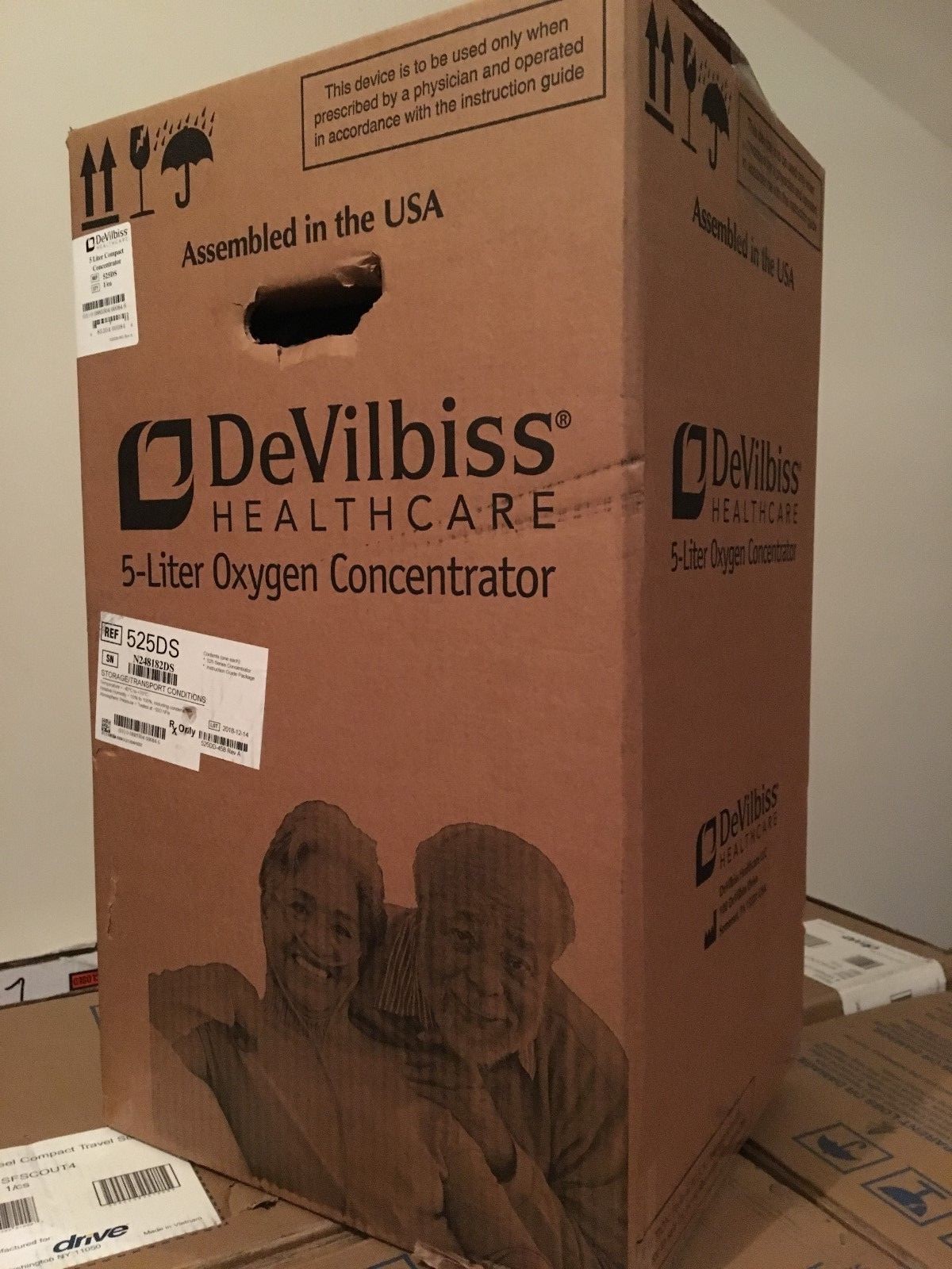 Devilbiss 525 DS Oxygen Concentrator