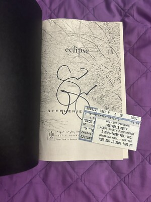 Twilight Saga Eclipse by Stephenie Meyer (Hardcover) signed