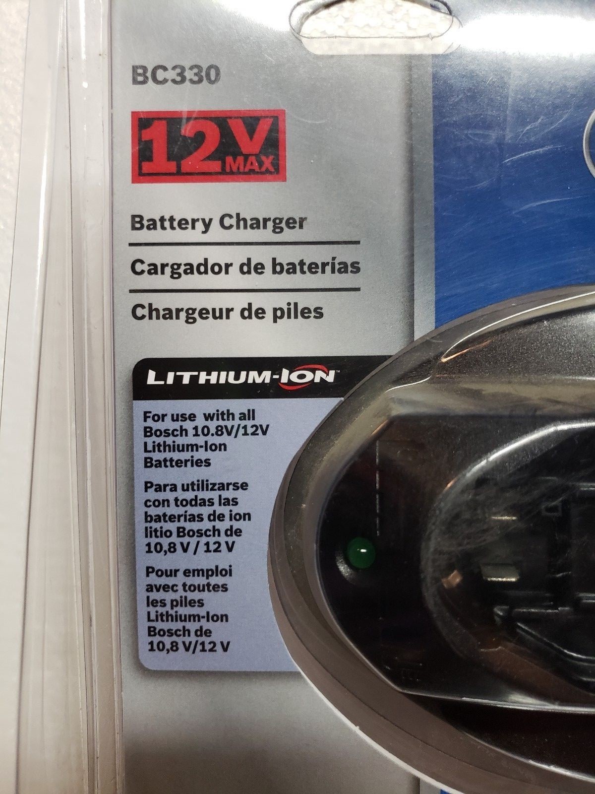 Bosch 12V Battery Charger BC330 for Bosch Lithium Ion Batteries NIP
