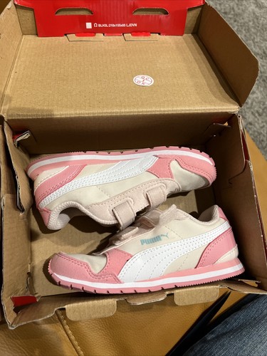Puma St Runner V2 V Slip On  Toddler Girls Size 10C.  Sneakers Casual Rosewater