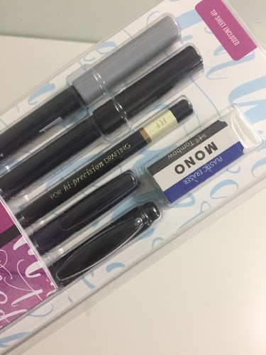 Tombow Beginner Lettering Set 2 Dual Brush Pens Pencil Tip Sheet Hand Letters