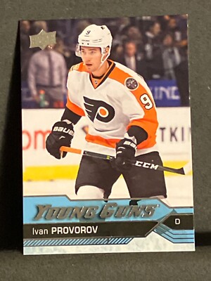 2016-17 Upper Deck Ivan Provorov YG Young Guns Rookie RC #214 Flyers
