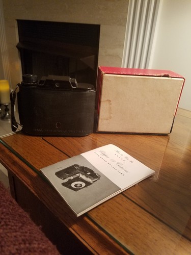 VINTAGE 1950s ANSCO JN 168 CLIPPER CAMERA WITH Instructions and Original Box