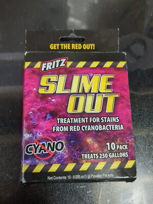 Fritz SLIME OUT 10 Pk Algae Stain Remover For Fresh & Marine Fish Aquariums #71