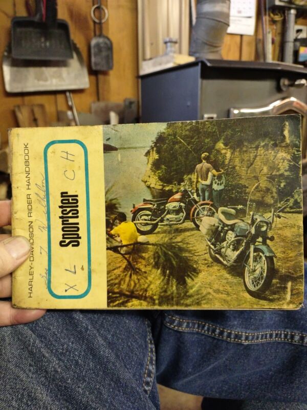 Vintage 1967 Original  Harley Davidson  Sportster Rider Hand Book Owners Manual