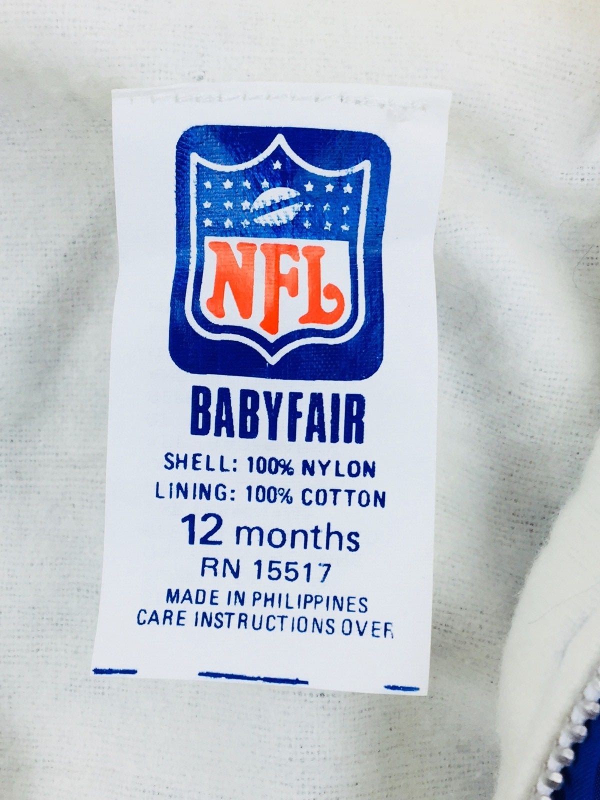 Vintage LA Rams Jumpsuit Toddler Kids NFL Football BABYFAIR 12 Months Rams Youth