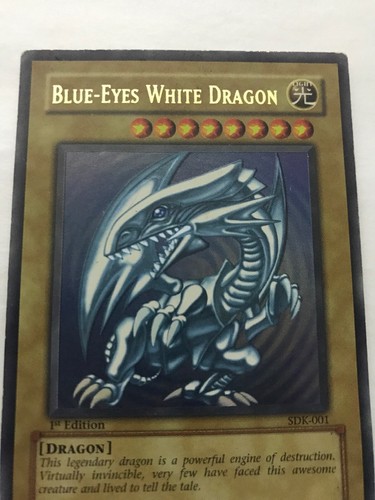 Blue Eyes White Dragon SDK-001 1st Edition