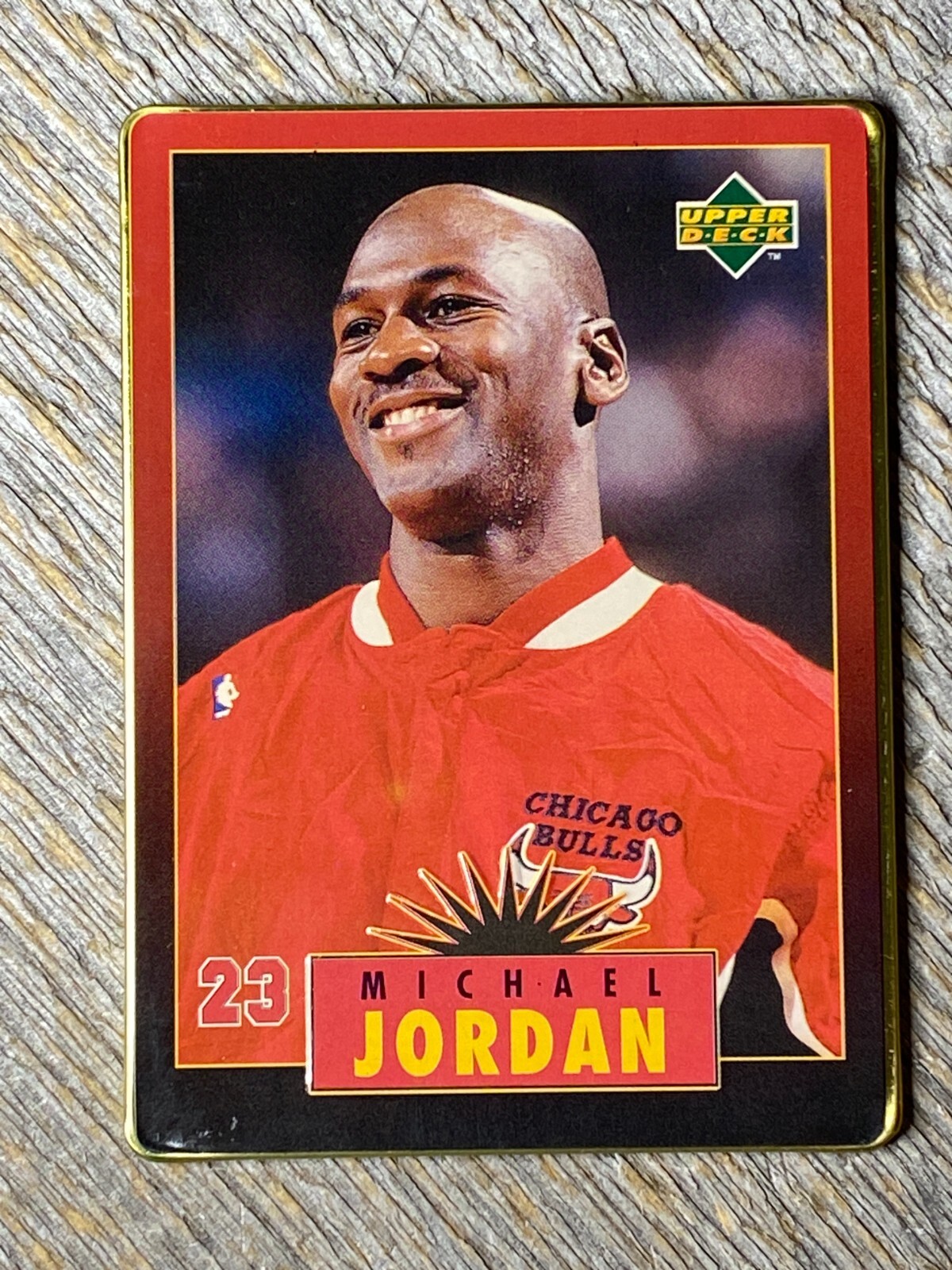 1996-97 Upper Deck Basketball MIchael Jordan All Metal Card