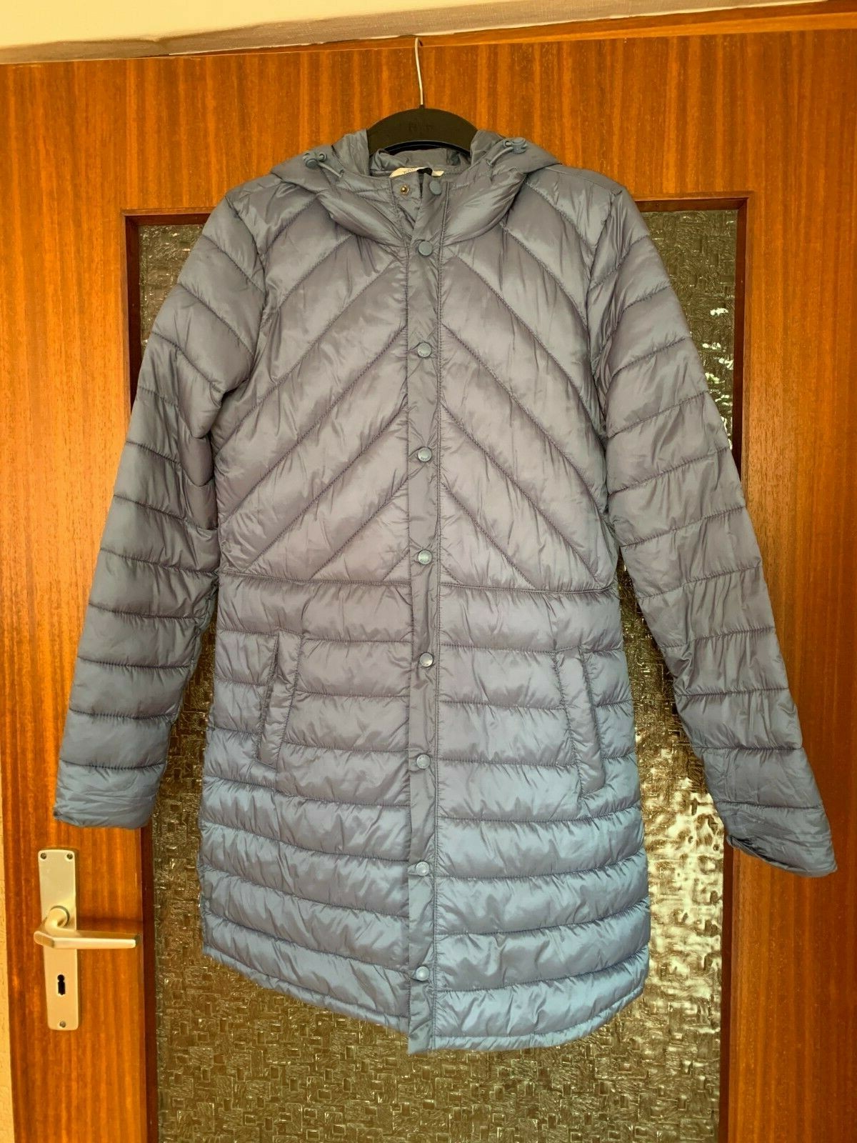 Jacke Mantel Größe 36 eisblau Steppjacke / Steppmantel neuwertig