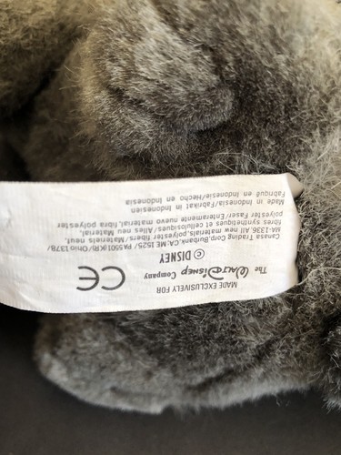 Aristocats Disney plush gray brother cat kitten Berloiz