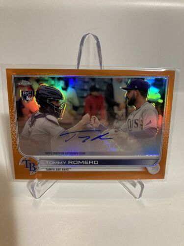 Tommy Romero Auto Orange /25 Topps Chrome Rookie Card! Invest Now!. rookie card picture