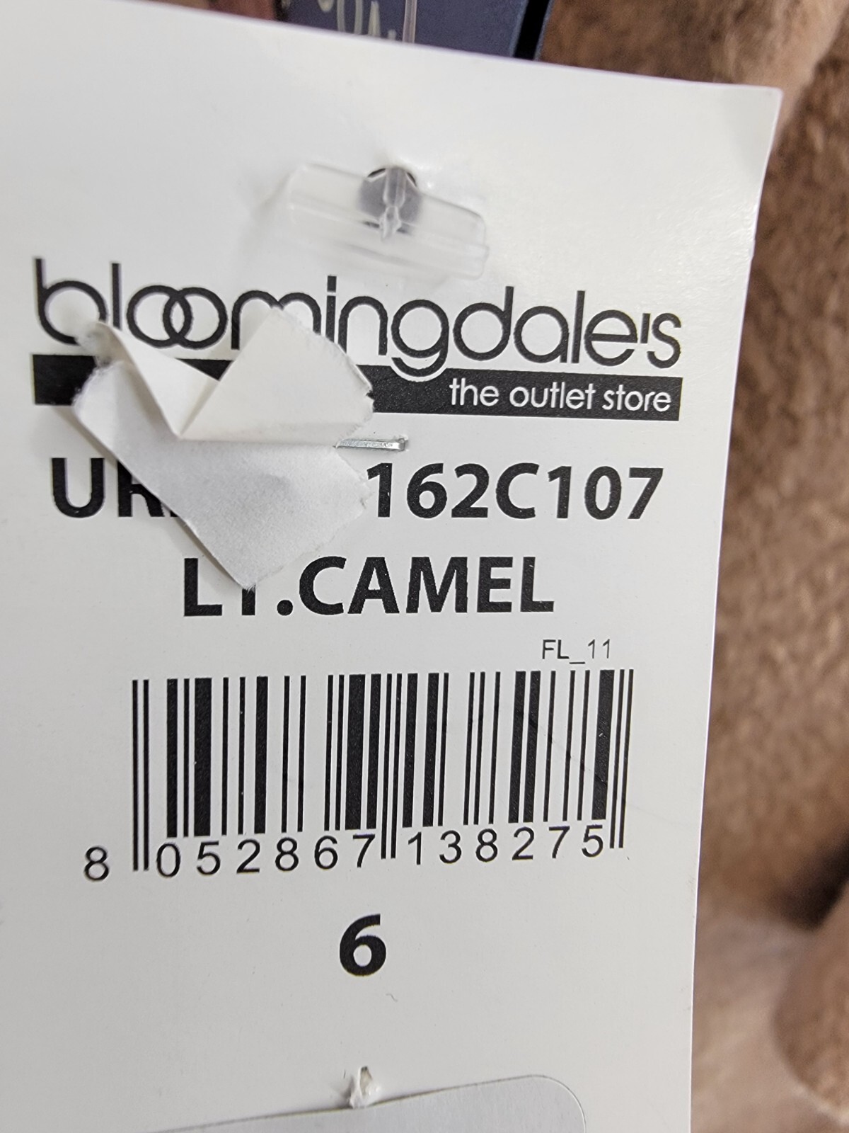 ICONS Cinzia Rocca Fitted Mid Length Coat Women's 6 Lt Camel Wool Blend L/S - Picture 17 of 17