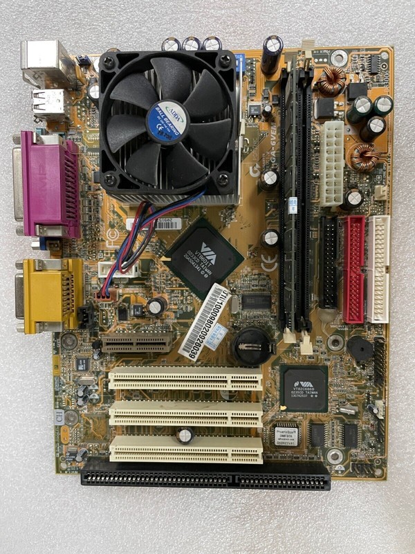 1pc Used Gigabyte Ga-6veml Ga-6vem 8601t Motherboard 370 With Isa Cpu