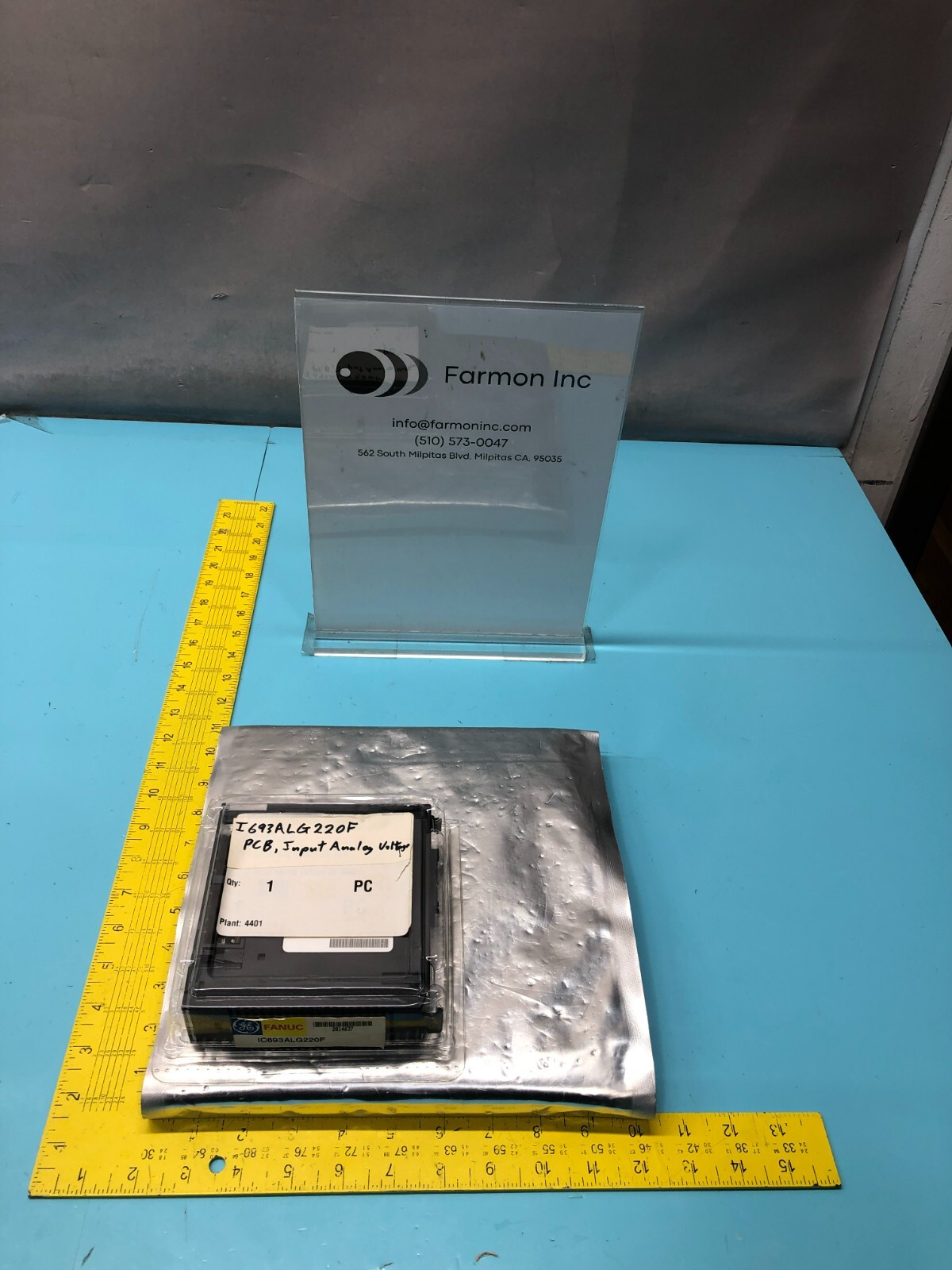 GE Fanuc IC693ALG220F Input Analog 4PT Voltage Module, 154171