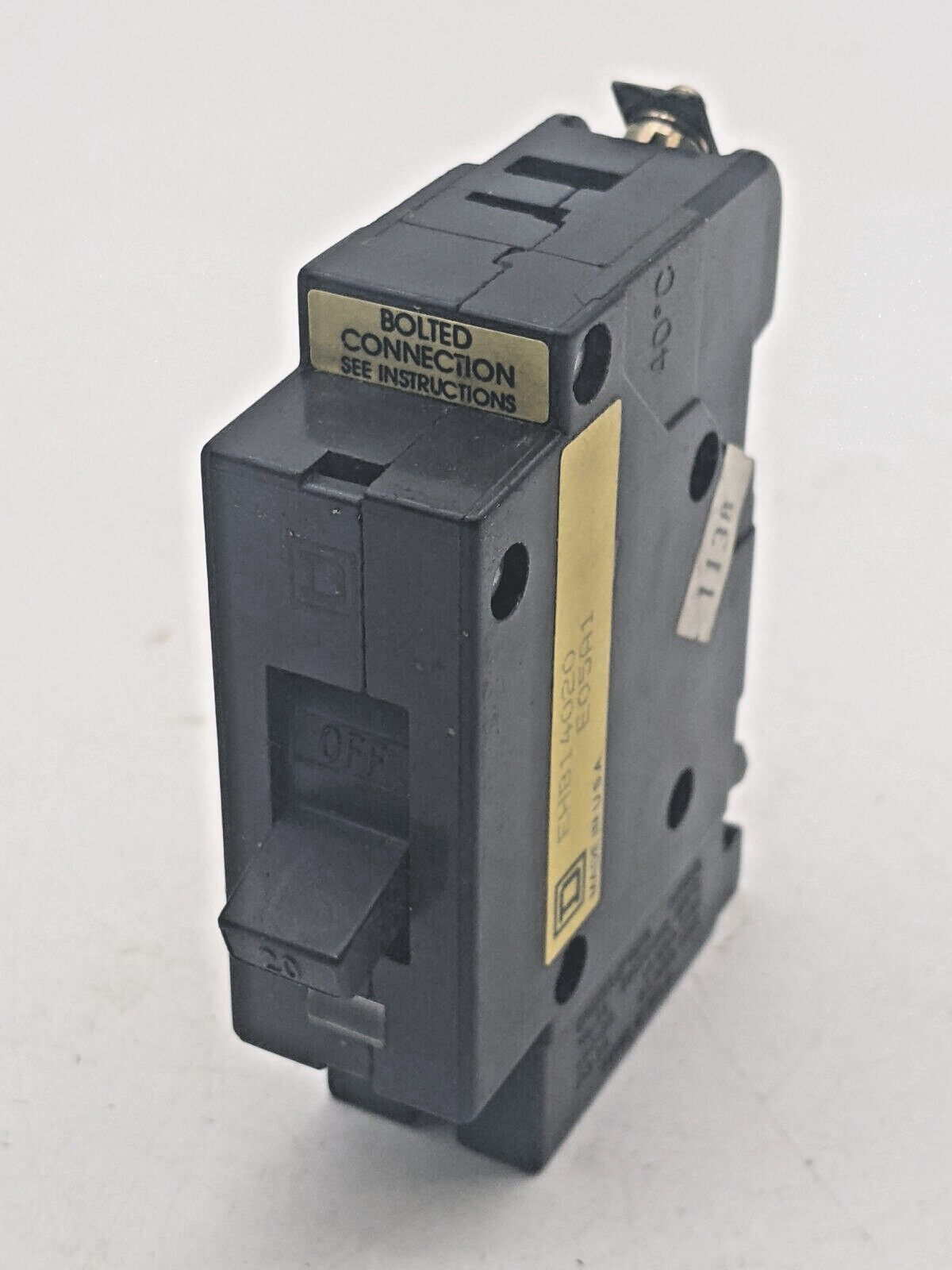 Square D EHB14020 Bolt-On Circuit Breaker 20A 480V 277V 1P 1PH EHB 20 AMP
