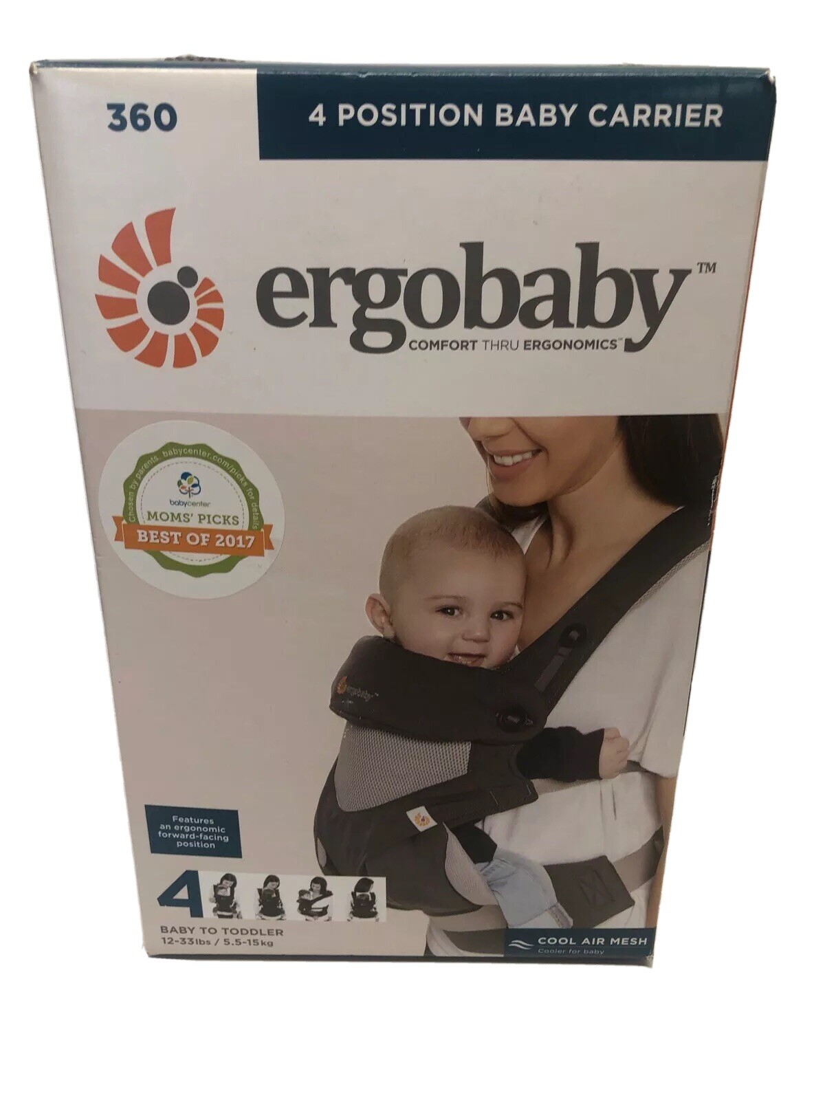 ergobaby 360 carbon grey