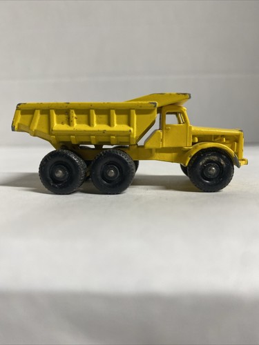 Vintage Euclid Yellow dump truck No. 6 Made In England By Le
