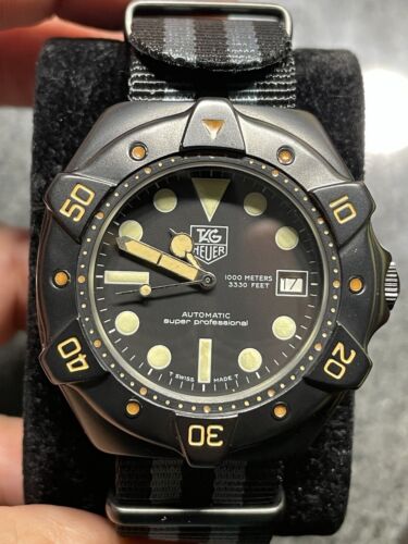 Vintage Tag Heuer 1000M Super Professional Diver Watch Vintage Tag Heuer 1000M Super Professional Diver Watch