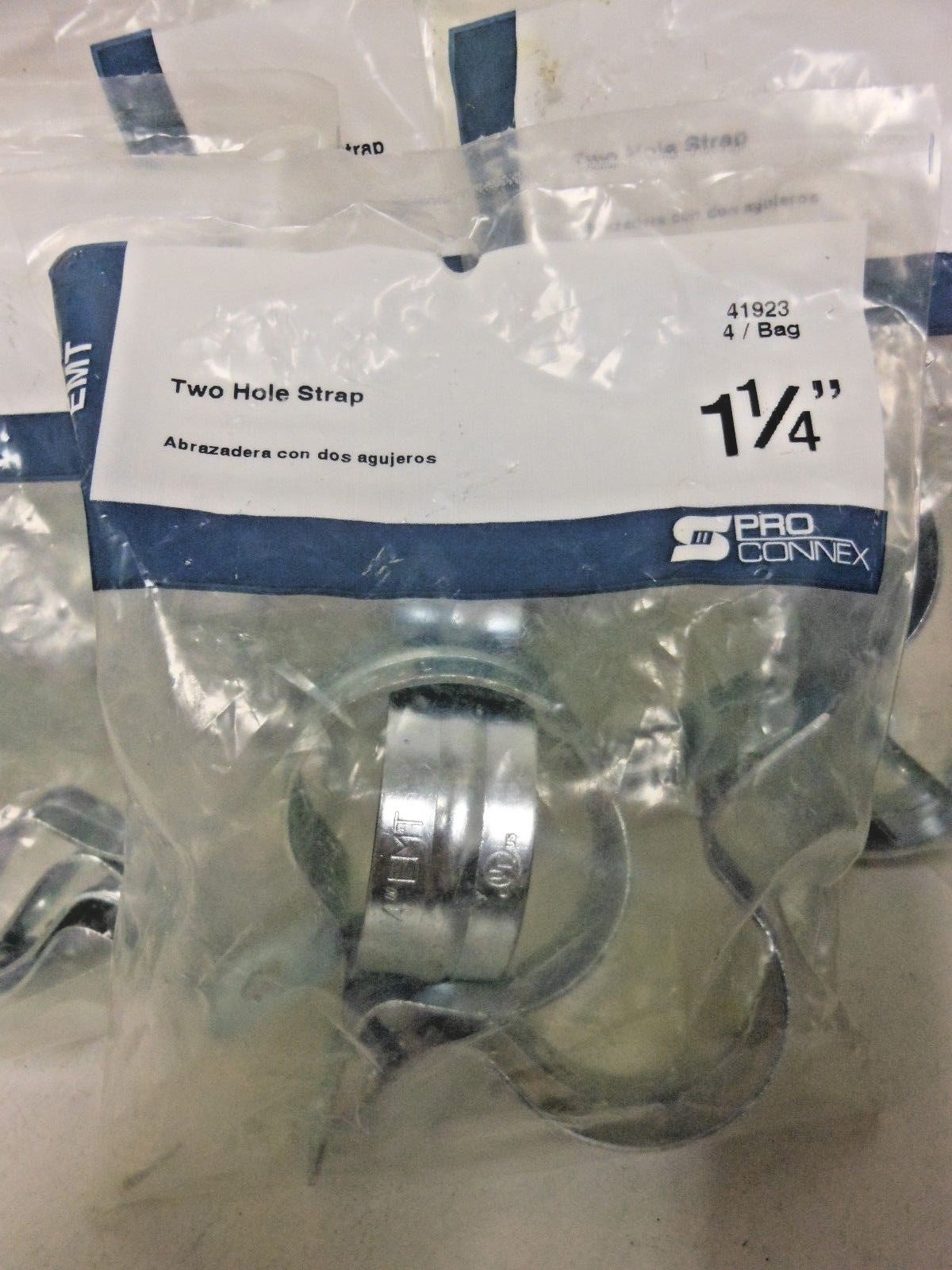 Lot of 7 Pro Connex Sigma Electric 41923 Gampak 4-Pack 1 1/4-in EMT Straps Q2 G4