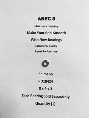 Shimano Bearing RD8554 /& Others 7x14x5 Stainless Abec5 for sale online