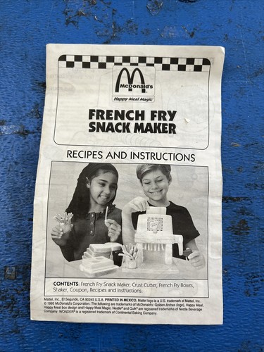 マクドナルド　McDonald's スペイン　Mcuaticos 1993年 マクドナルド McDonald's スペイン Mcuaticos 1993年