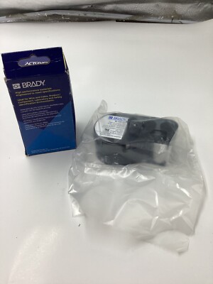 Brady Cartridge Self-Laminating Vinyl Label Tape - Black on White M-136-427