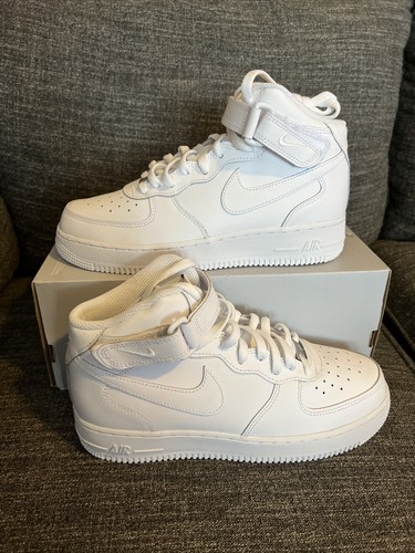 靴 air force 1 mid white Nike Air Force 1 Mid LE GS Triple White DH2933-111 7Y