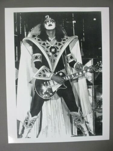 KISS  black & white 8X10 photo of Ace Frehley Live Dynasty Tour 1979 !