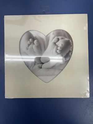 New Craft Wood Frame Heart cut out, Create Art DIY Photo Holder Table Top