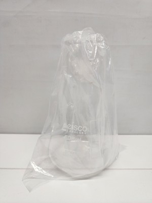 Eisco Labs 500ml Erlenmeyer Flask, ASTM, Dual Graduation - Borosilicate Glass