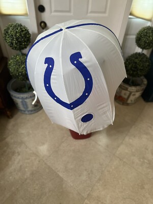   HTF NOS Indianapolis  Colts  Helmet Umbrella SPORTS-BRELLA  1980s  