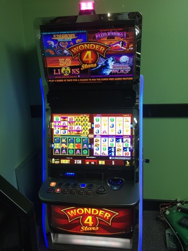 ARISTOCRATIC WANDER 4 STAR SLOT MACHINE. I ALSO HAVE WMS, BALLY, IGT,ETC