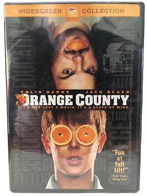 Orange County (DVD, 2002, Widescreen) Jack Black! Extras! Brand New! Sealed!