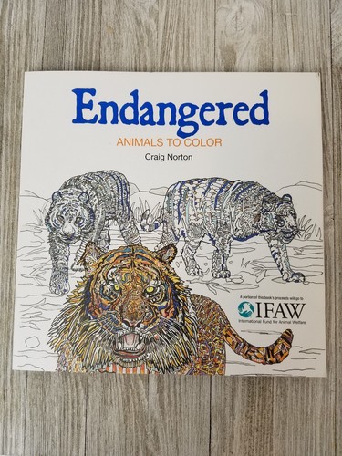 Sargent Art, 50 Colors Coloring Pencils Endangered Animals Craig Norton New