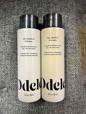 2 Odele Ultra Sensitive Shampoo Extra Gentle Fragrance Free Eczema 13 fl oz each