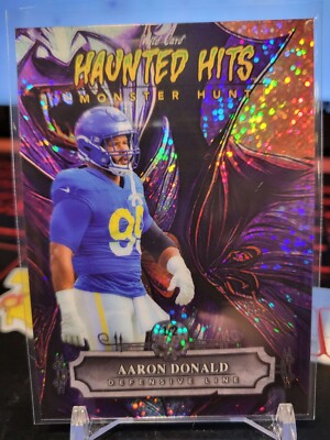 2024 Wild Card Haunted Hits Monster Hunt  Aaron Donald 1/2