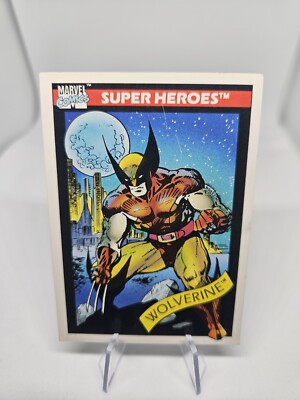 Wolverine, Card #10, 1990 Marvel Universe Superheroes Series I, By Impel