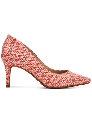 

Женские туфли-лодочки ALFANI Coral Woven Padded Jeules с острым носком на шпильке без шнуровки 10 м, Коралл, JEULESCORRAF