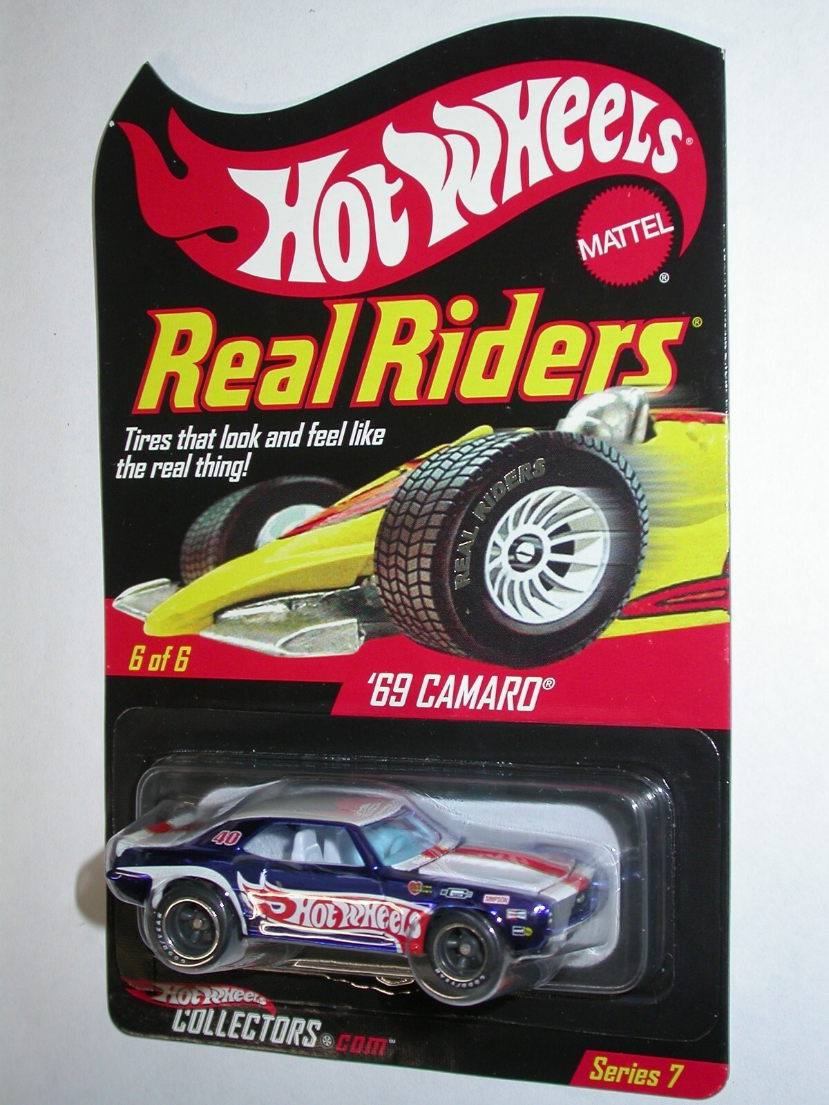 A*G様 Hot Wheels '69 Camaro Real Riders Hot Wheels Real Riders 69 Camaro Racing blue on card | eBay