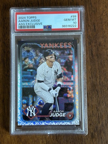 2024 Topps All Star Game Set Foil Aaron Judge #99 Yankees PSA 10